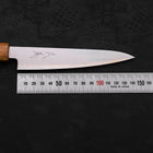 Petty Chromax Polished Yaki Urushi Handle 150mm (5.9”)-[Musashi]-[Japanese-Kitchen-Knives]