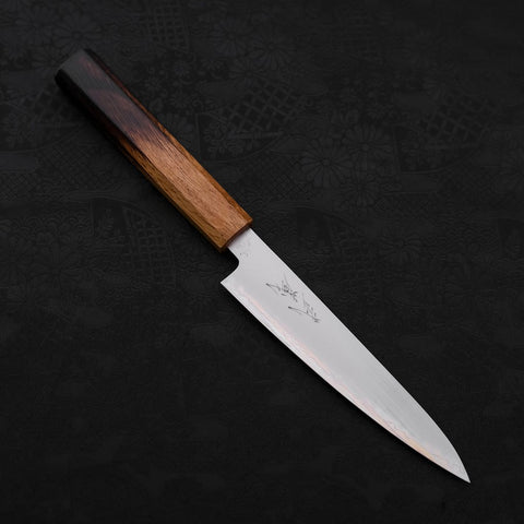 Petty Chromax Polished Yaki Urushi Handle 150mm (5.9”)-[Musashi]-[Japanese-Kitchen-Knives]