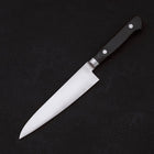 Petty Knife AUS-8 Polished Western Black Handle 120mm-[Musashi]-[Japanese-Kitchen-Knives]