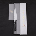 Petty Knife AUS-8 Polished Western Black Handle 120mm-[Musashi]-[Japanese-Kitchen-Knives]