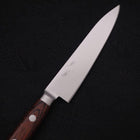 Petty Knife AUS-8 Polished Western Mahogany Handle 120mm (4.7”)-[Musashi]-[Japanese-Kitchen-Knives]