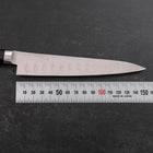 Petty Molybdenum Polished Dimples Western Black Handle 150mm (5.9”)-[Musashi]-[Japanese-Kitchen-Knives]