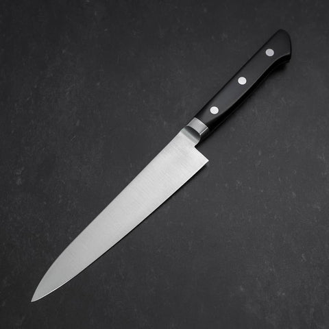 Petty Molybdenum Polished Western Black Handle 150mm (5.9”)-[Musashi]-[Japanese-Kitchen-Knives]