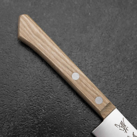 Petty Molybdenum Polished Western Magnolia Handle 135mm (5.3”)-[Musashi]-[Japanese-Kitchen-Knives]