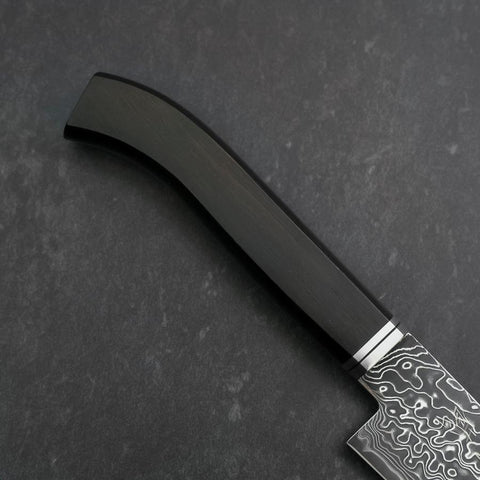 Petty SG-2 Black Damascus Western Ebony Handle 155mm (6.1”)-[Musashi]-[Japanese-Kitchen-Knives]