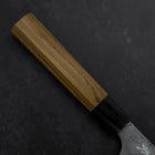 Petty SG-2 Damascus Buffalo Teak Handle 120mm (4.7”)-[Musashi]-[Japanese-Kitchen-Knives]
