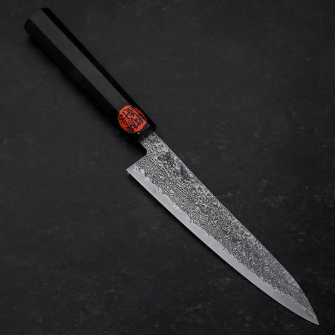 Petty SG-2 Damascus Ebony Handle 150mm-[Musashi]-[Japanese-Kitchen-Knives]