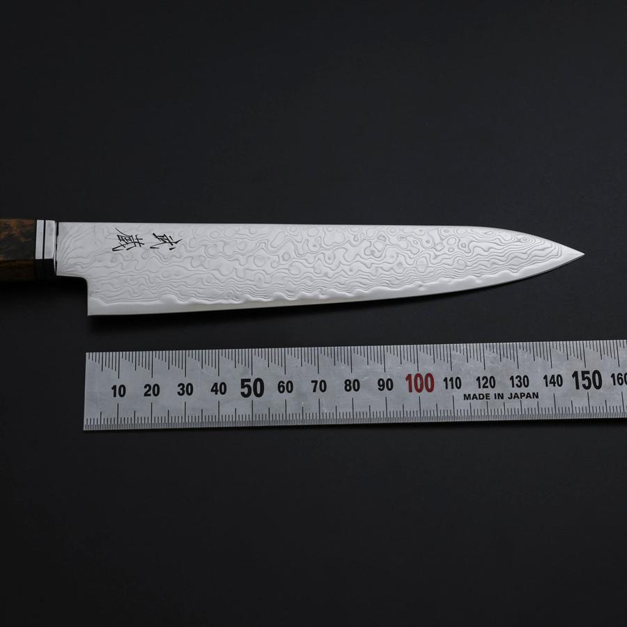 Petty SG-2 Damascus Western Golden Ebony Handle 155mm (6.1”)-[Musashi]-[Japanese-Kitchen-Knives]
