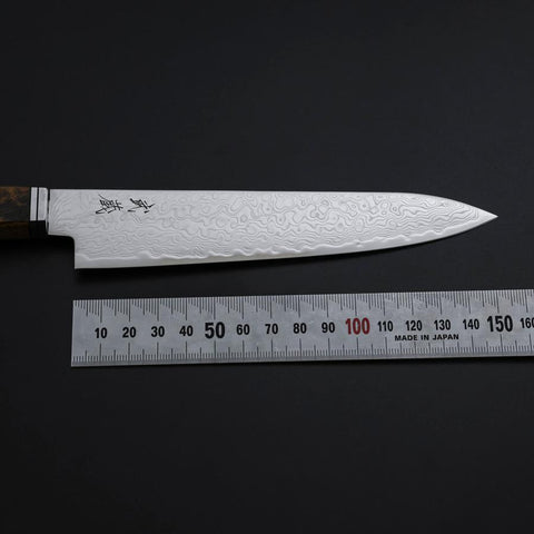 Petty SG-2 Damascus Western Golden Ebony Handle 155mm (6.1”)-[Musashi]-[Japanese-Kitchen-Knives]