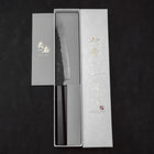 Petty SG-2 Kurouchi Tsuchime Buffalo Ebony Handle 150mm (5.9”)-[Musashi]-[Japanese-Kitchen-Knives]