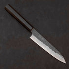 Petty SG-2 Kurouchi Tsuchime Buffalo Ebony Handle 150mm (5.9”)-[Musashi]-[Japanese-Kitchen-Knives]