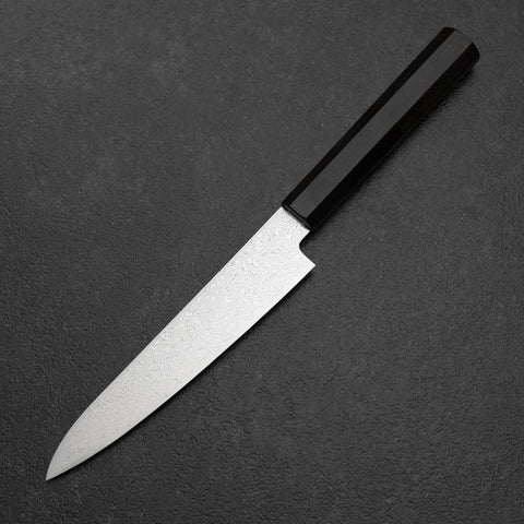Petty SG-2 Nickel Damascus Ebony Handle 150mm (5.9”)-[Musashi]-[Japanese-Kitchen-Knives]