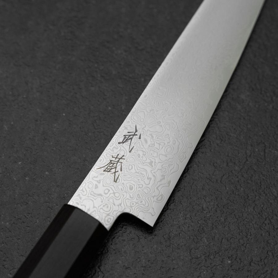ペティナイフ SG-2 ニッケルダマスカス 黒檀柄 150mm – MUSASHI