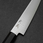 Petty SG-2 Nickel Damascus Ebony Handle 150mm (5.9”)-[Musashi]-[Japanese-Kitchen-Knives]
