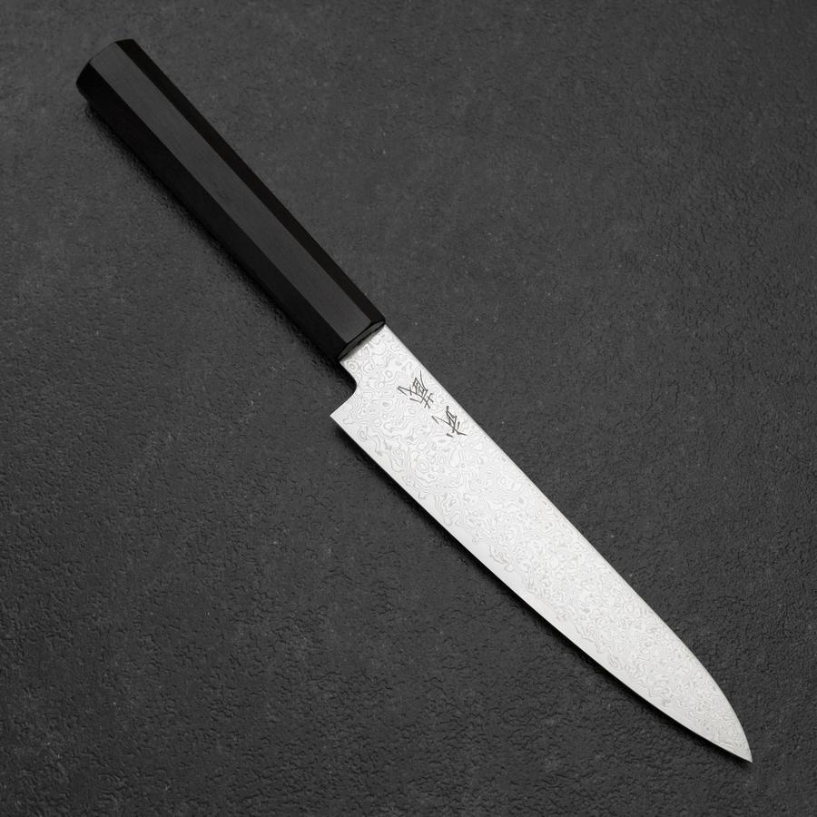 ペティナイフ SG-2 ニッケルダマスカス 黒檀柄 150mm – MUSASHI