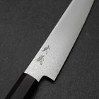 Petty SG-2 Nickel Damascus Ebony Handle 150mm-[Musashi]-[Japanese-Kitchen-Knives]