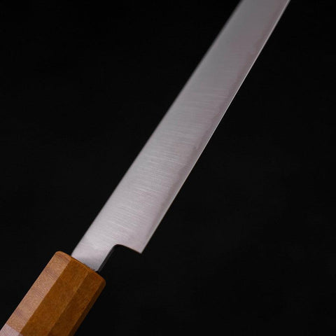 Petty SG-2 Polished Maple Yellow Handle 150mm (5.9”)-[Musashi]-[Japanese-Kitchen-Knives]