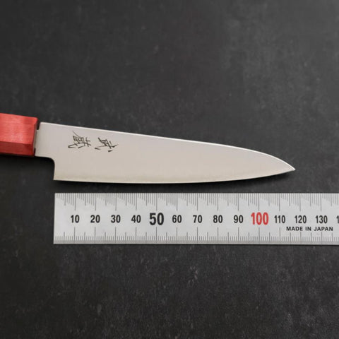 Petty SG-2 Polished Red Maple Handle 120mm (4.7”)-[Musashi]-[Japanese-Kitchen-Knives]