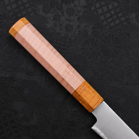 Petty SG-2 Polished Yellow Maple Handle 120mm (4.7”)-[Musashi]-[Japanese-Kitchen-Knives]