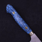Petty SG-2 Tsuchime Turquoise Blue Handle 150mm (5.9”)-[Musashi]-[Japanese-Kitchen-Knives]