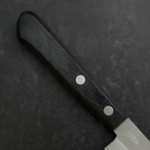 Petty SK Steel Polished Western Black Handle 150mm (5.9”)-[Musashi]-[Japanese-Kitchen-Knives]