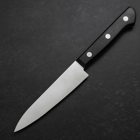 Petty SK Steel Polished Western Rosewood Brown Handle 120mm (4.7”)-[Musashi]-[Japanese-Kitchen-Knives]
