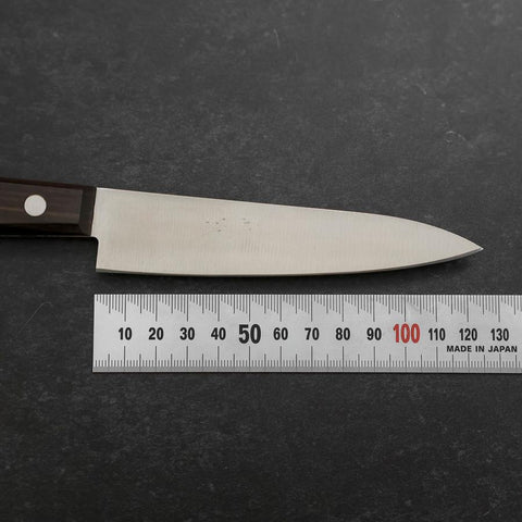 Petty SK Steel Polished Western Rosewood Brown Handle 120mm (4.7”)-[Musashi]-[Japanese-Kitchen-Knives]