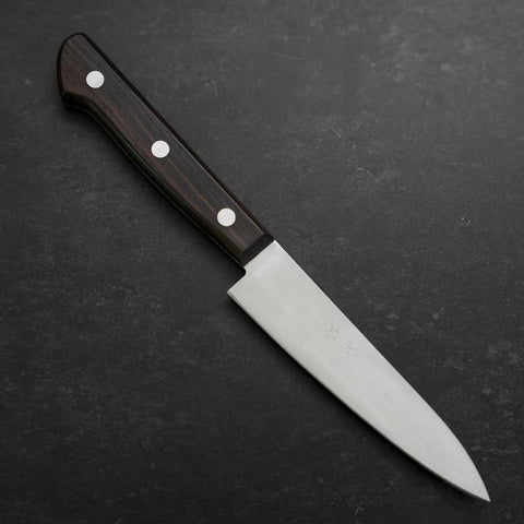 Petty SK Steel Polished Western Rosewood Brown Handle 120mm (4.7”)-[Musashi]-[Japanese-Kitchen-Knives]
