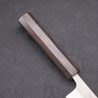 Petty SKD11 Nashiji Ebony Handle 150mm (5.9”)-[Musashi]-[Japanese-Kitchen-Knives]