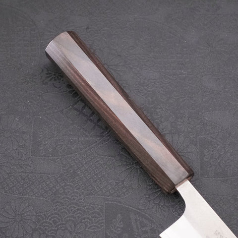 Petty SKD11 Nashiji Ebony Handle 150mm (5.9”)-[Musashi]-[Japanese-Kitchen-Knives]