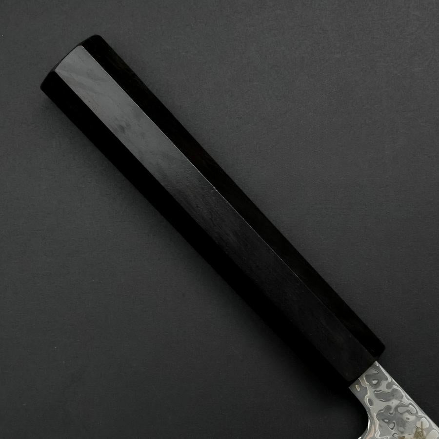 ペティ SLD 浪 ニッケルダマスカス 黒檀水牛柄 135mm – MUSASHI