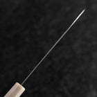 Petty SLD Mirror Buffalo Dark Pink Maple Handle 130mm (5.1”)-[Musashi]-[Japanese-Kitchen-Knives]