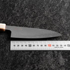 Petty SLD Mirror Buffalo Dark Pink Maple Handle 130mm (5.1”)-[Musashi]-[Japanese-Kitchen-Knives]