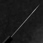 Petty SLD Mirror Buffalo Walnut Handle 130mm-[Musashi]-[Japanese-Kitchen-Knives]
