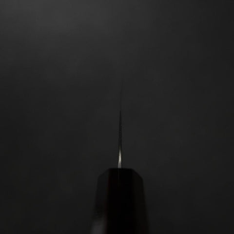 Petty SLD Mirror Red Urushi Handle 130mm-[Musashi]-[Japanese-Kitchen-Knives]