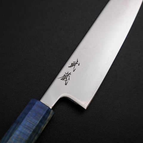 Petty SLD Mirror Shoreline Handle 130mm (5.1”)-[Musashi]-[Japanese-Kitchen-Knives]