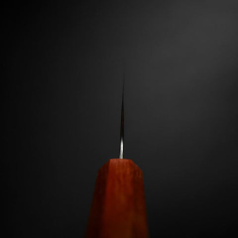 Petty SLD Mirror Sunset Orange Handle 130mm (5.1”)-[Musashi]-[Japanese-Kitchen-Knives]