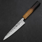 Petty SLD Nashiji Washi Yaki Urushi Handle 135mm (5.3”)-[Musashi]-[Japanese-Kitchen-Knives]