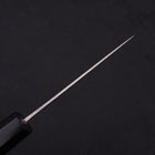 Petty SLD Wave Nickel Damascus Buffalo Ebony Handle 90mm (3.5”)-[Musashi]-[Japanese-Kitchen-Knives]