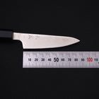 Petty SLD Wave Nickel Damascus Buffalo Ebony Handle 90mm (3.5”)-[Musashi]-[Japanese-Kitchen-Knives]