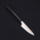 Petty SLD Wave Nickel Damascus Buffalo Ebony Handle 90mm (3.5”)-[Musashi]-[Japanese-Kitchen-Knives]