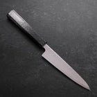 Petty SLD Wave Nickel Damascus Silver Pattern Urushi Handle 135mm (5.3”)-[Musashi]-[Japanese-Kitchen-Knives]