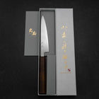 Petty SLD Wave Nickel Damascus Sumi Urushi Handle 135mm (5.3”)-[Musashi]-[Japanese-Kitchen-Knives]