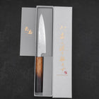 Petty SLD Wave Nickel Damascus Yaki Urushi Handle 135mm (5.3”)-[Musashi]-[Japanese-Kitchen-Knives]