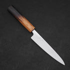 Petty SLD Wave Nickel Damascus Yaki Urushi Handle 135mm (5.3”)-[Musashi]-[Japanese-Kitchen-Knives]