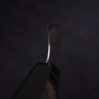 Petty Silver Steel #3 Damascus Buffalo Ebony Handle 150mm (5.9”)-[Musashi]-[Japanese-Kitchen-Knives]