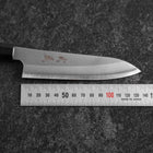 Petty Silver Steel #3 Kasumi Buffalo Walnut Handle 135mm-[Musashi]-[Japanese-Kitchen-Knives]