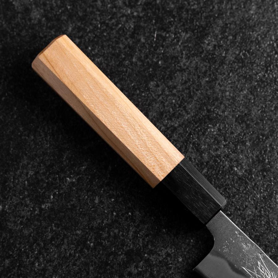 Petty Silver Steel #3 Nashiji Buffalo Cherry Handle 150mm (5.9