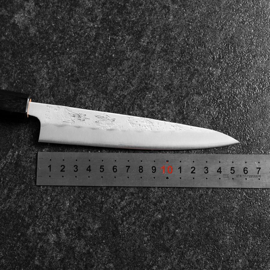 Petty Silver Steel #3 Nashiji Buffalo Cherry Handle 150mm (5.9