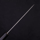 Petty Silver Steel #3 Nashiji Buffalo Magnolia Handle 135mm (5.3”)-[Musashi]-[Japanese-Kitchen-Knives]